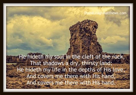 he hideth my soul scripture